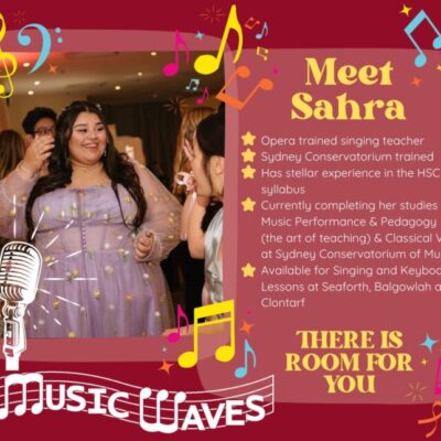 Sahra – Opera singing and Piano tutor